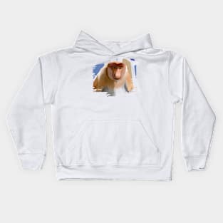 Stylish Proboscis Monkey Kids Hoodie